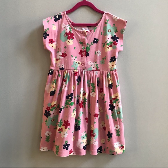 Hanna Andersson Other - Hanna Andersson Pink Floral Dress, Size 120cm or 6-7y